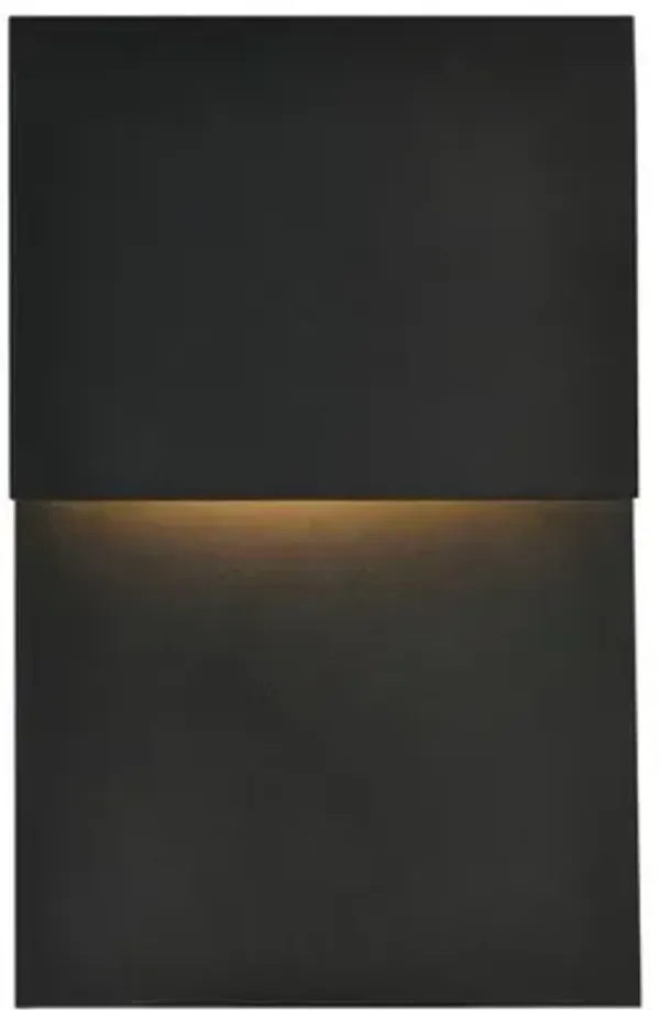 Living District Raine Integrated LED wall sconce  in black