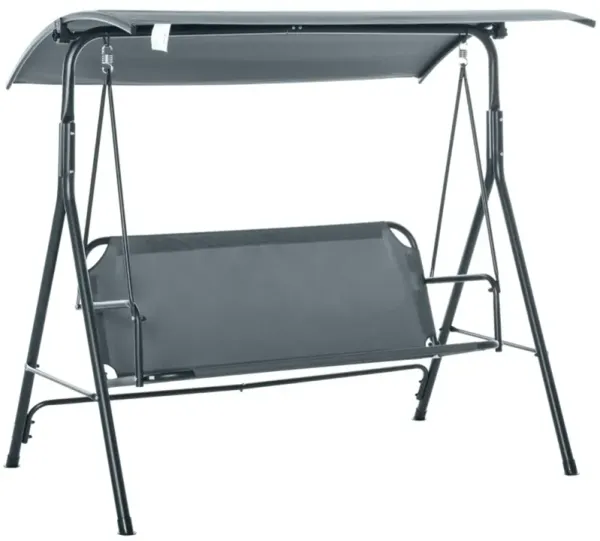 Weather-Resistant 3-Person Patio Swing Chair for Garden and Deck