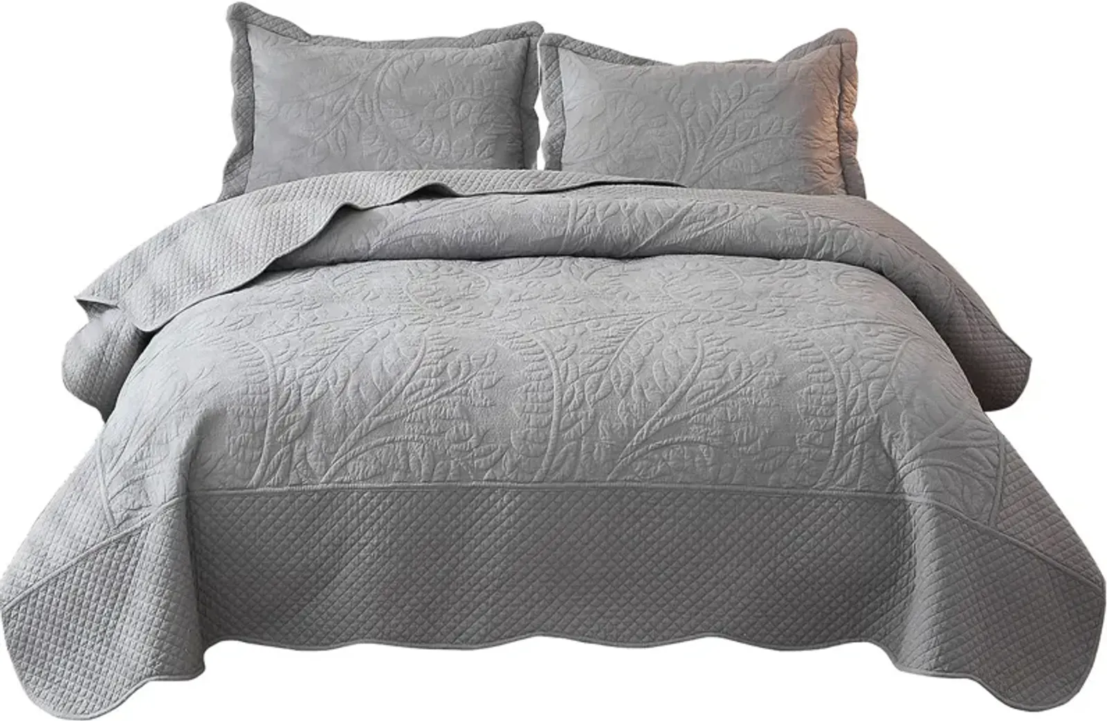 MarCielo 100% Cotton Oversized Bedspread Quilt Set T