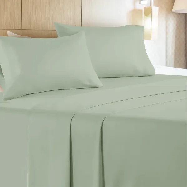 Luxley Double Brushed Cooling Microfiber Sheet Set