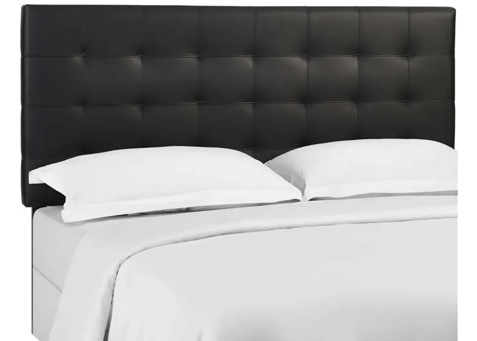 Modway - Paisley Tufted King and California King Upholstered Faux Leather Headboard