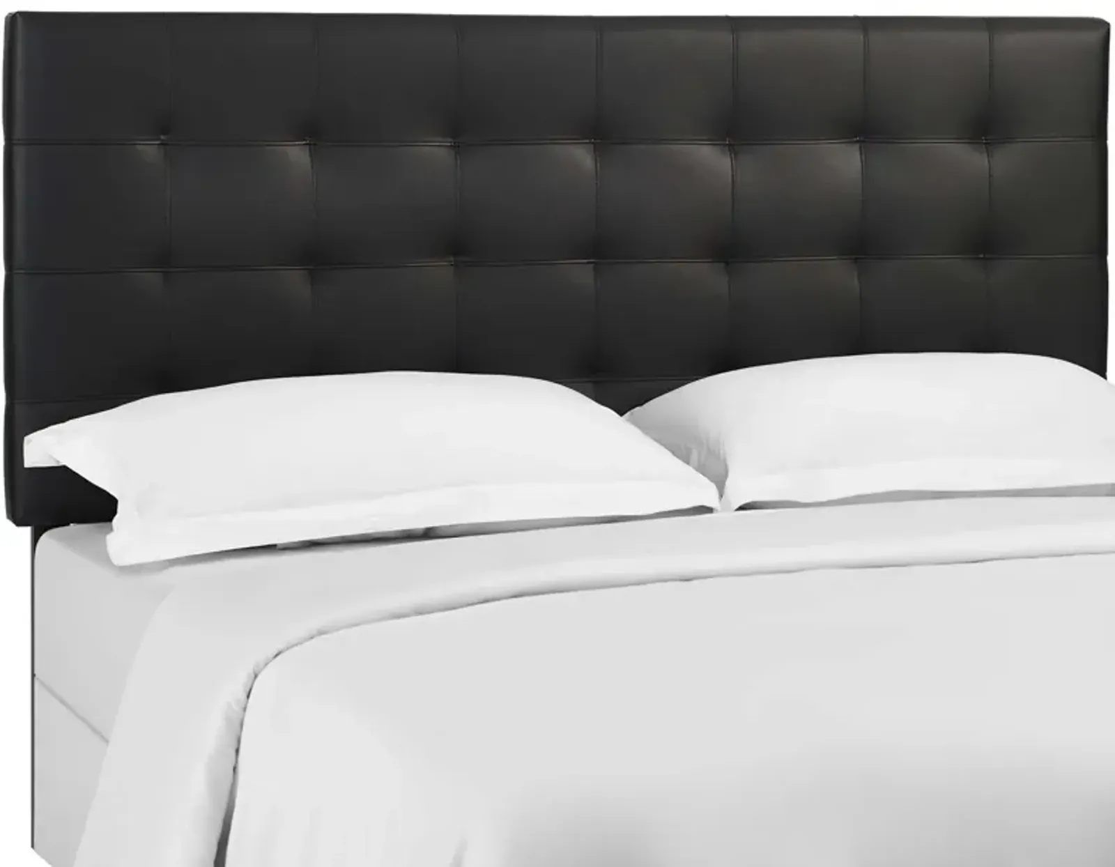 Modway - Paisley Tufted King and California King Upholstered Faux Leather Headboard