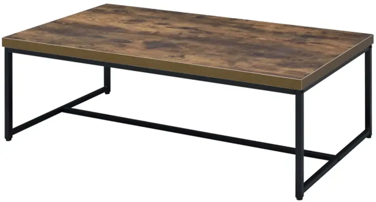 ACME Bob Coffee Table, Weathered Oak & Black