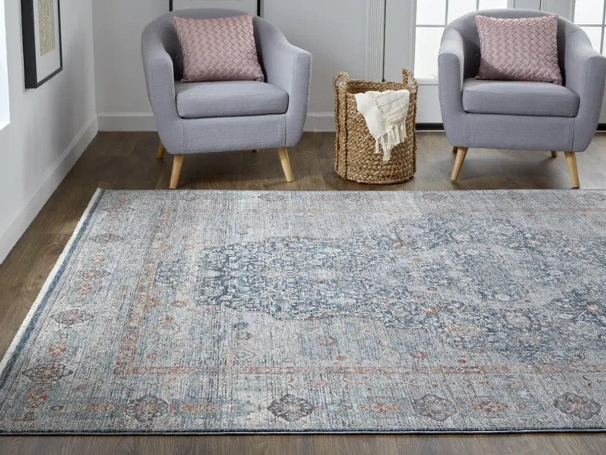 Marquette 3778F Gray/Blue/Red 2' x 3' Rug