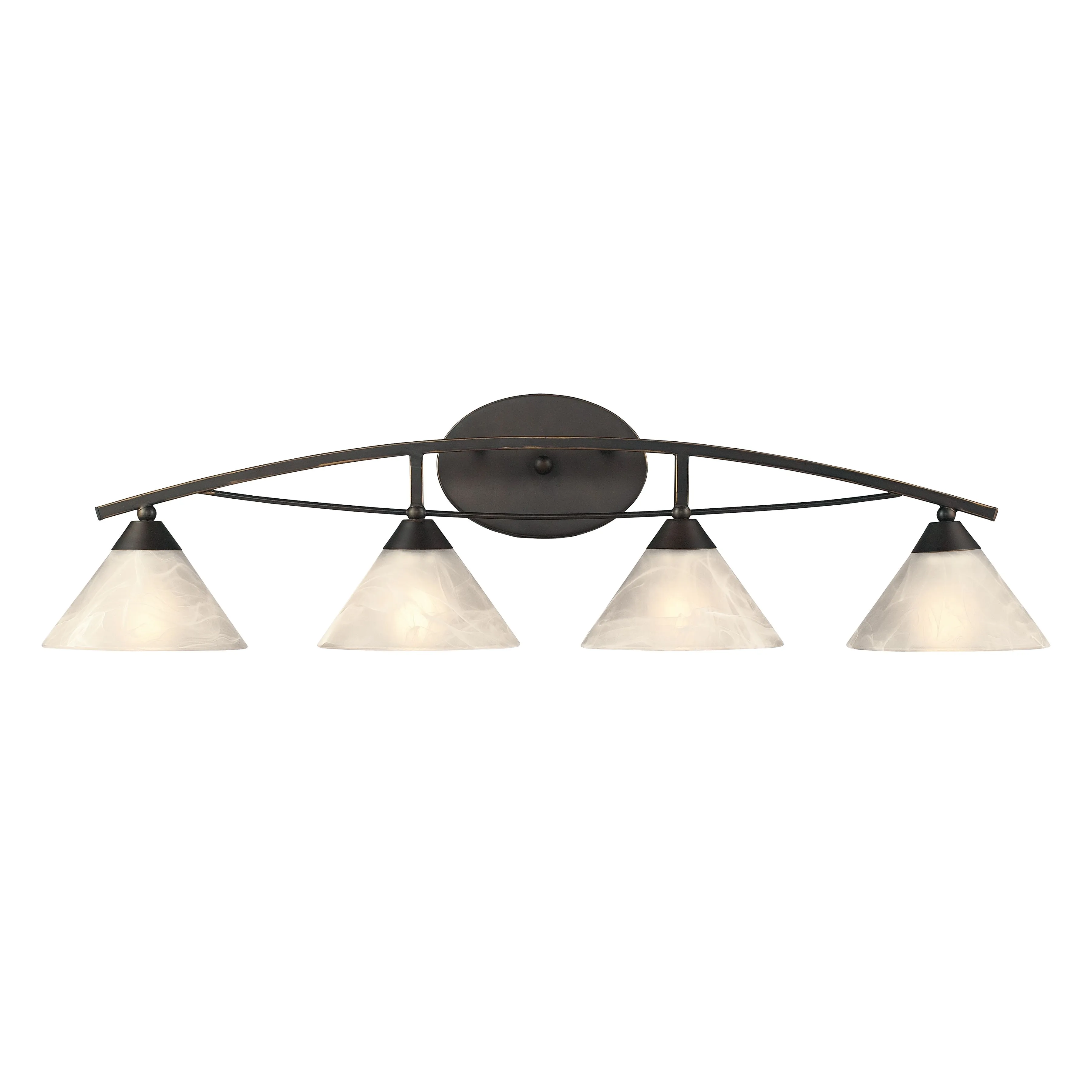 Elysburg 36'' Wide 4-Light Bronze Vanity Light