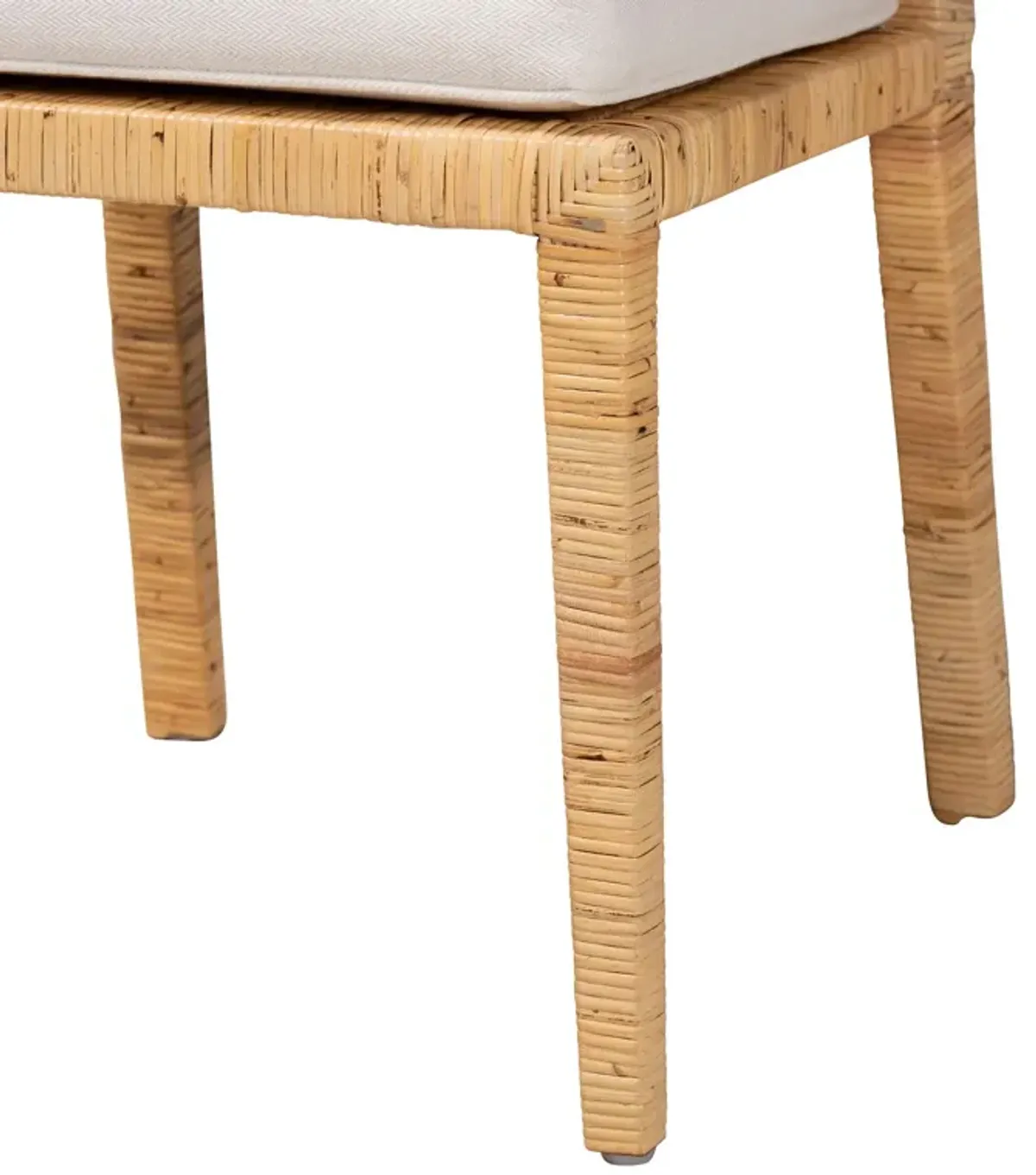 Baxton Studio Sofia Modern and Contemporary Natural Finished Wood and Rattan Dining Chair