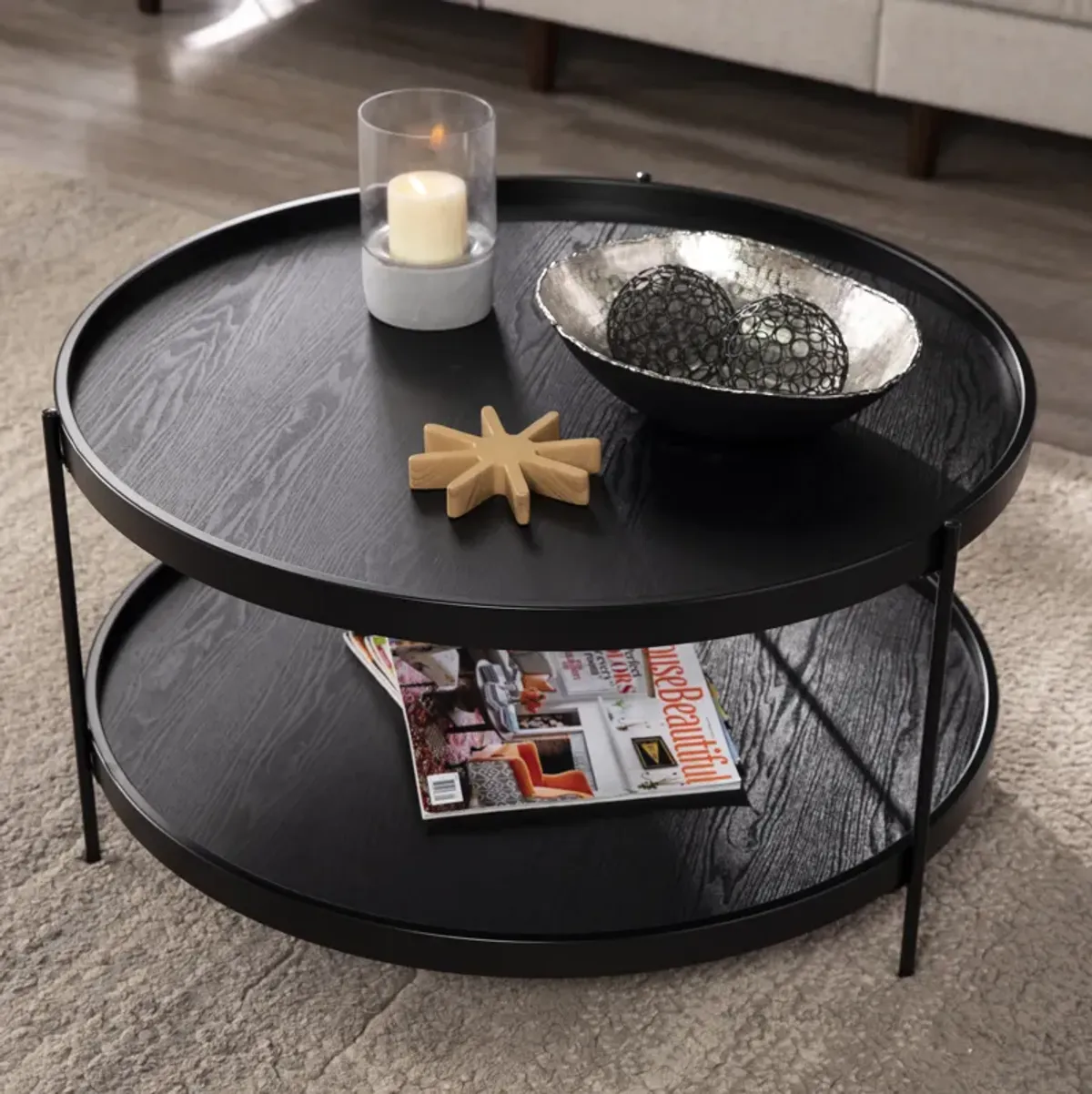 Cantwell Round Cocktail Table