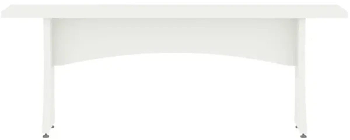 Coney White Dining Bench (Set of 2)