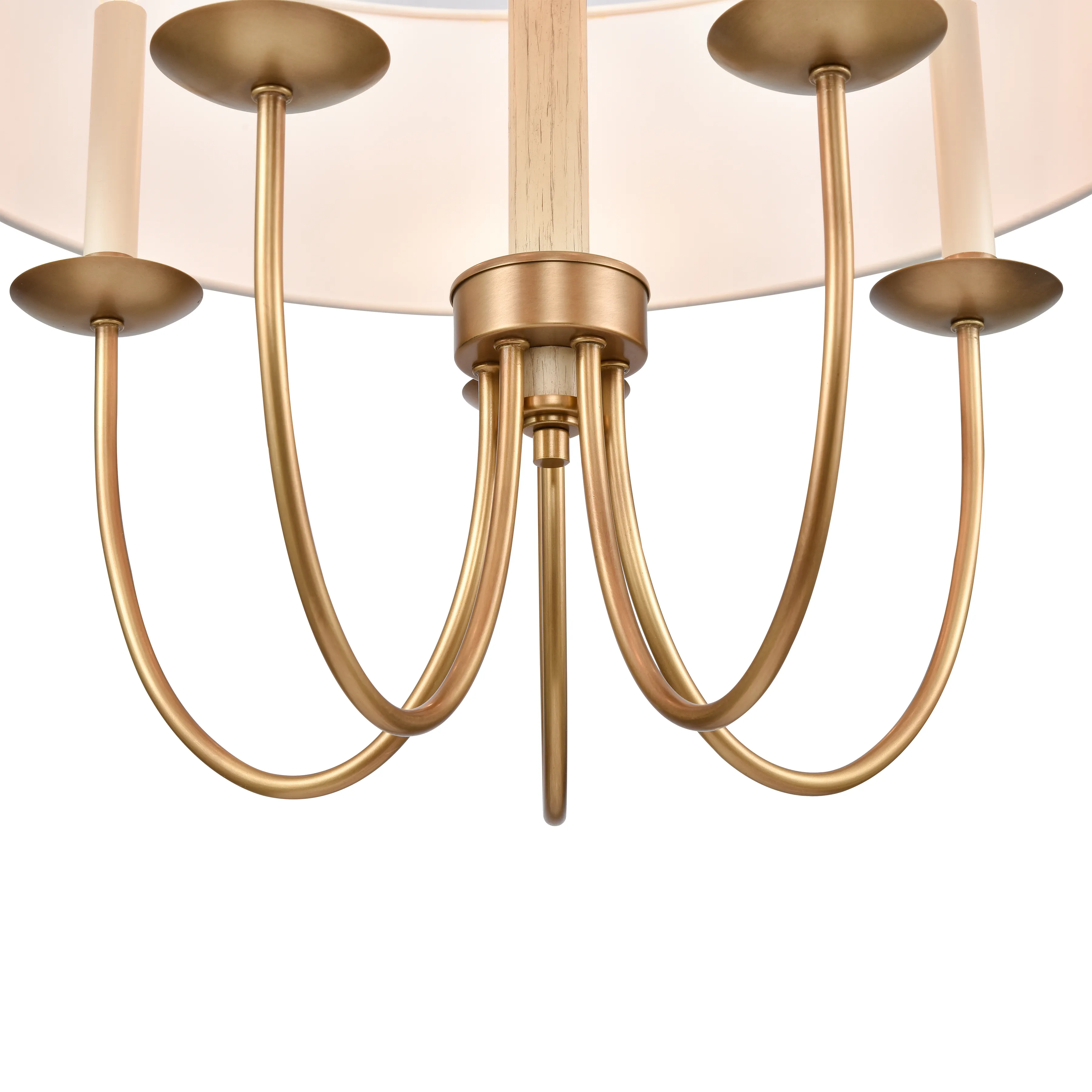 Neville 23'' Wide 5-Light Brass Chandelier