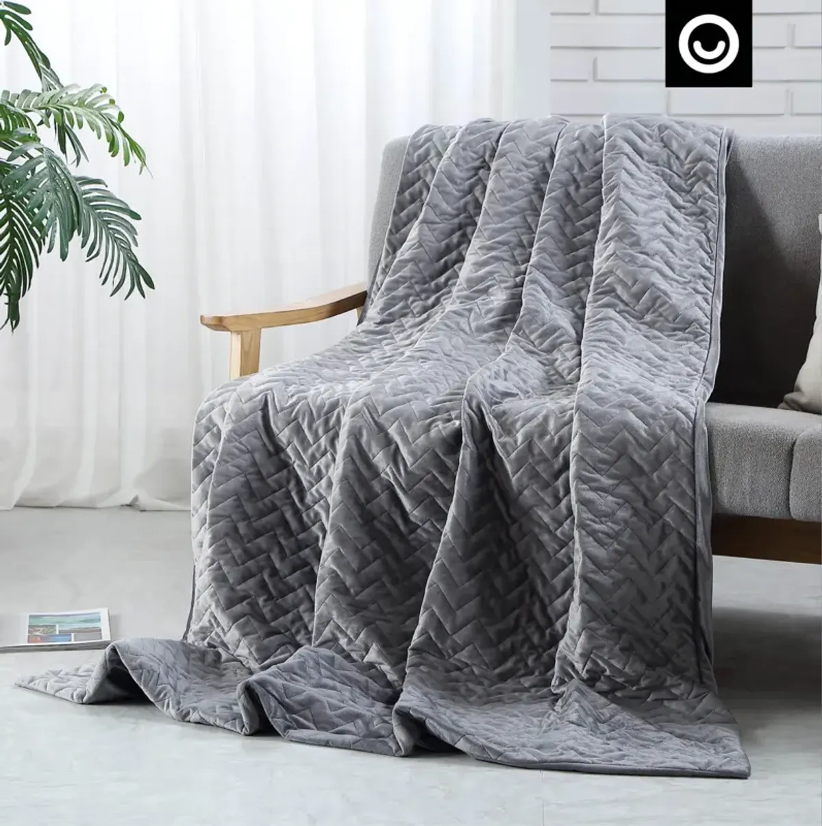 Cozy Tyme Lehana Weighted Blanket 15 Pound 48"x72"