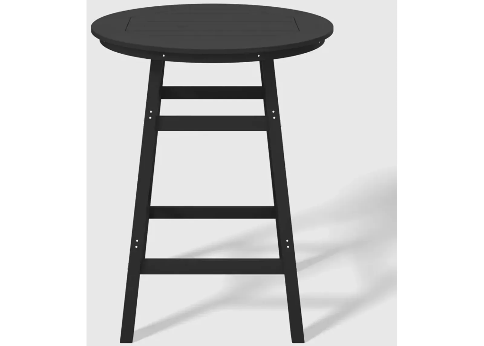 WestinTrends Outdoor 35" HDPE Round Patio Bar Height Table