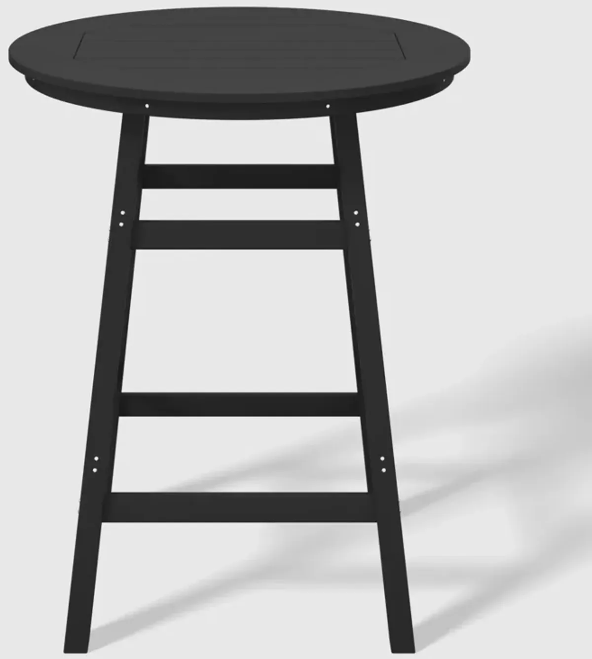 WestinTrends Outdoor 35" HDPE Round Patio Bar Height Table