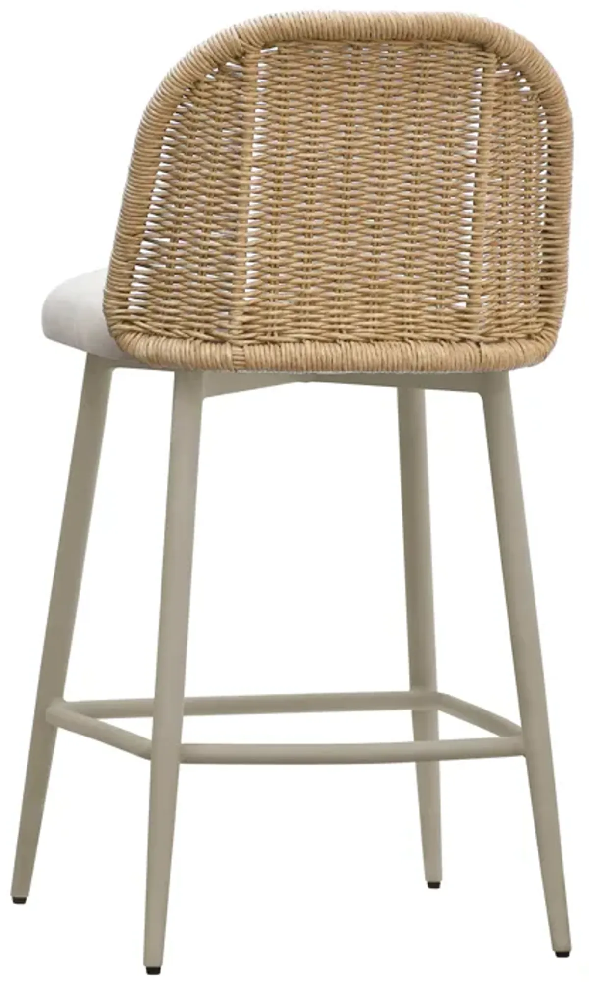 Alexa Cream Outdoor Counter Stool