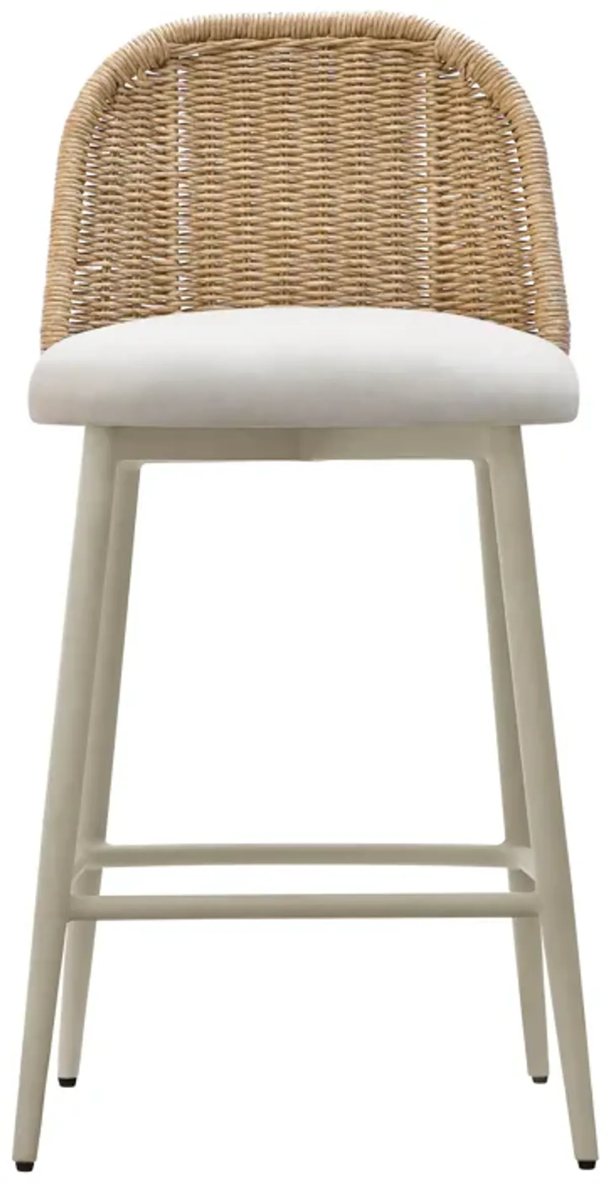 Alexa Cream Outdoor Counter Stool