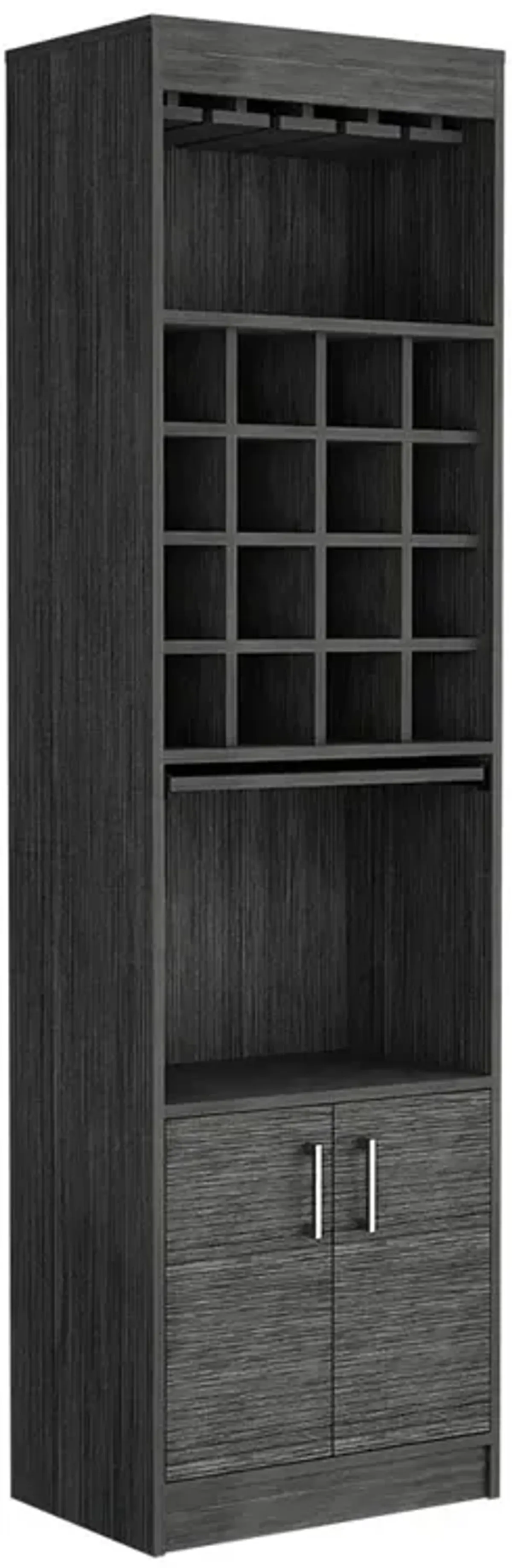 Bar Cabinet Modoc, Living Room, Smoky Oak