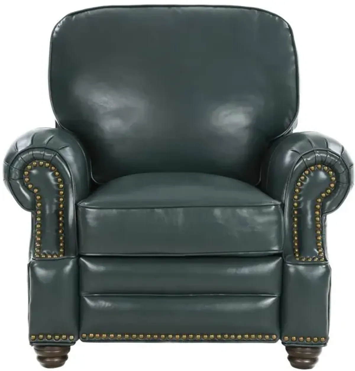 Barcalounger Longhorn Recliner, Highland Emerald / All Leather