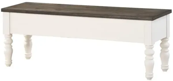 Joanna Two Tone Storage Bench