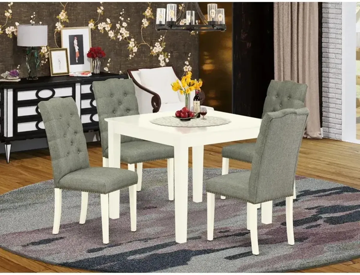 Dining Room Set Linen White