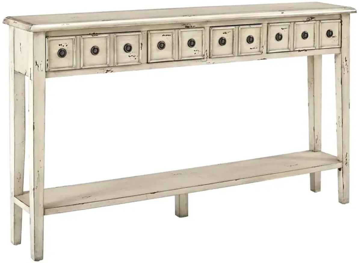 Powell Sadie Cream Long Console