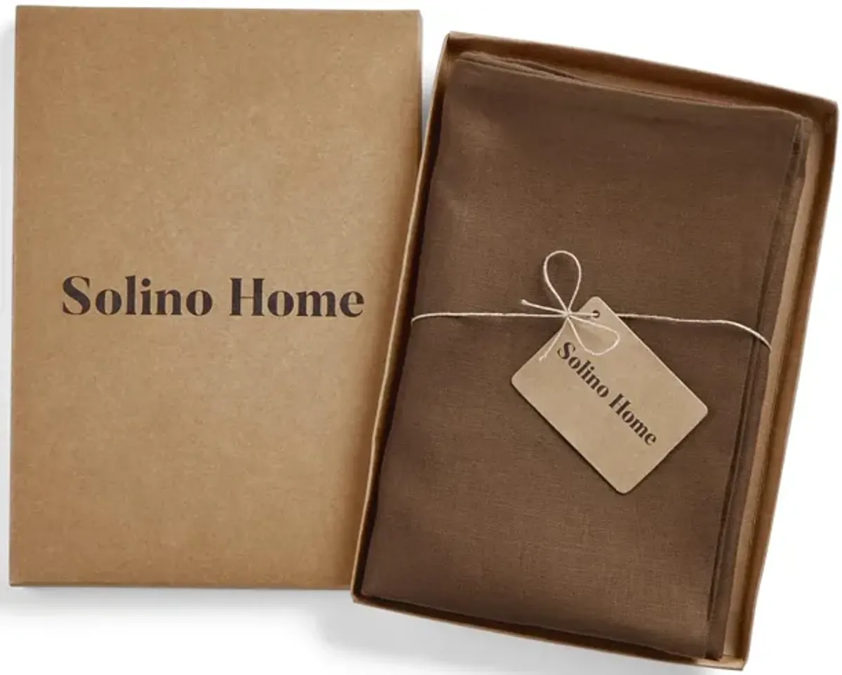Solino Home 100% Pure Linen Pillow Cover - Montauk
