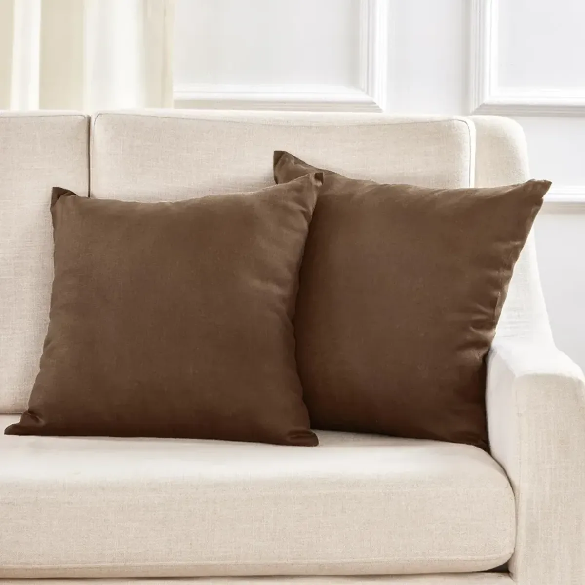Solino Home 100% Pure Linen Pillow Cover - Montauk
