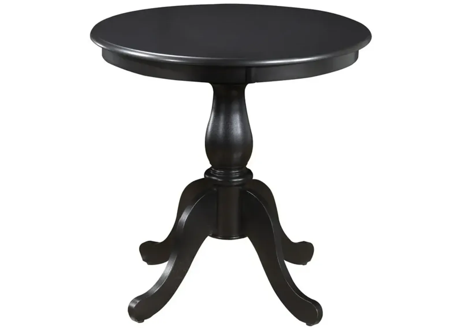 Carolina Living Fairview 30 Round Pedestal Dining Table - Antique Black