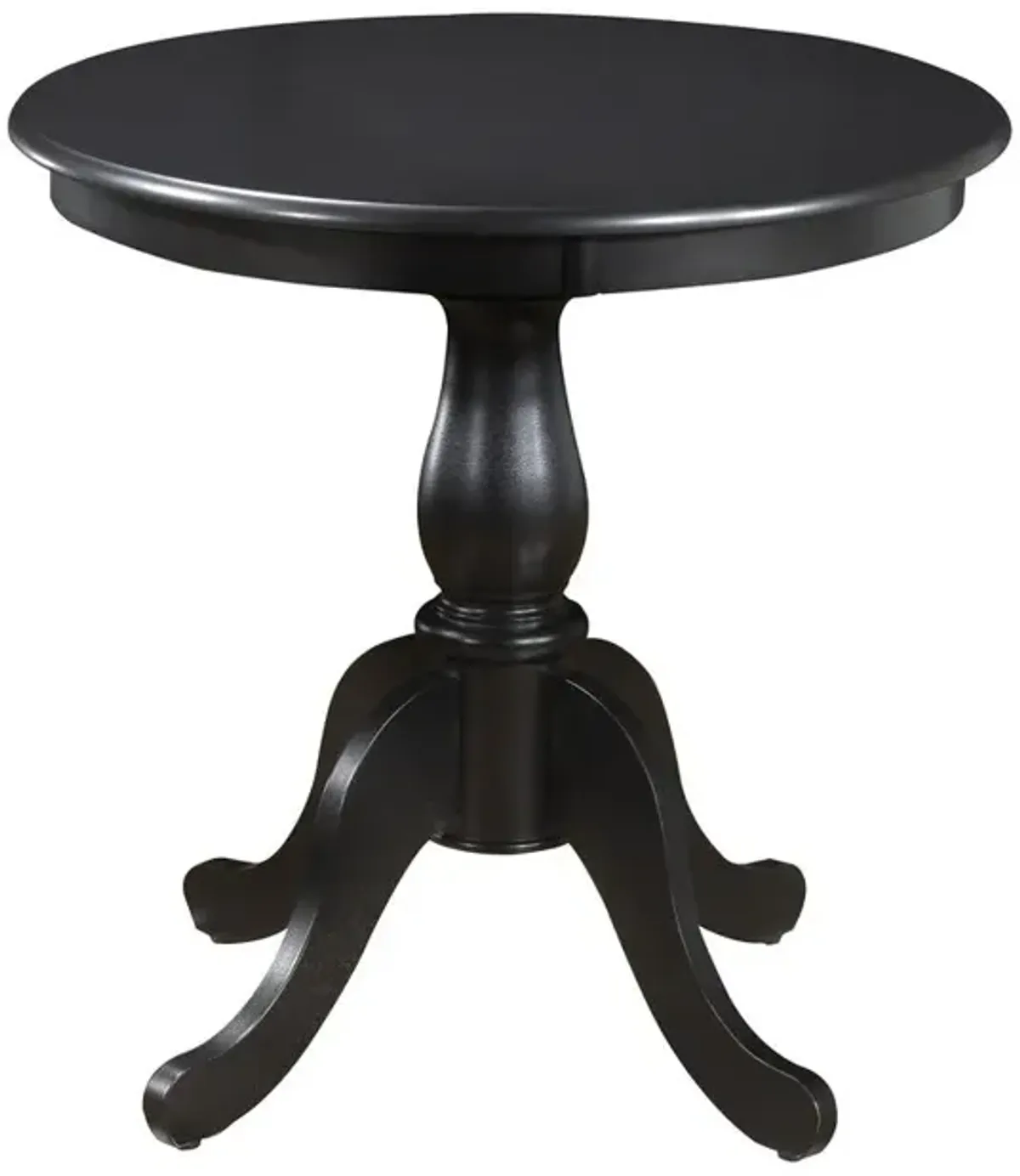 Carolina Living Fairview 30 Round Pedestal Dining Table - Antique Black