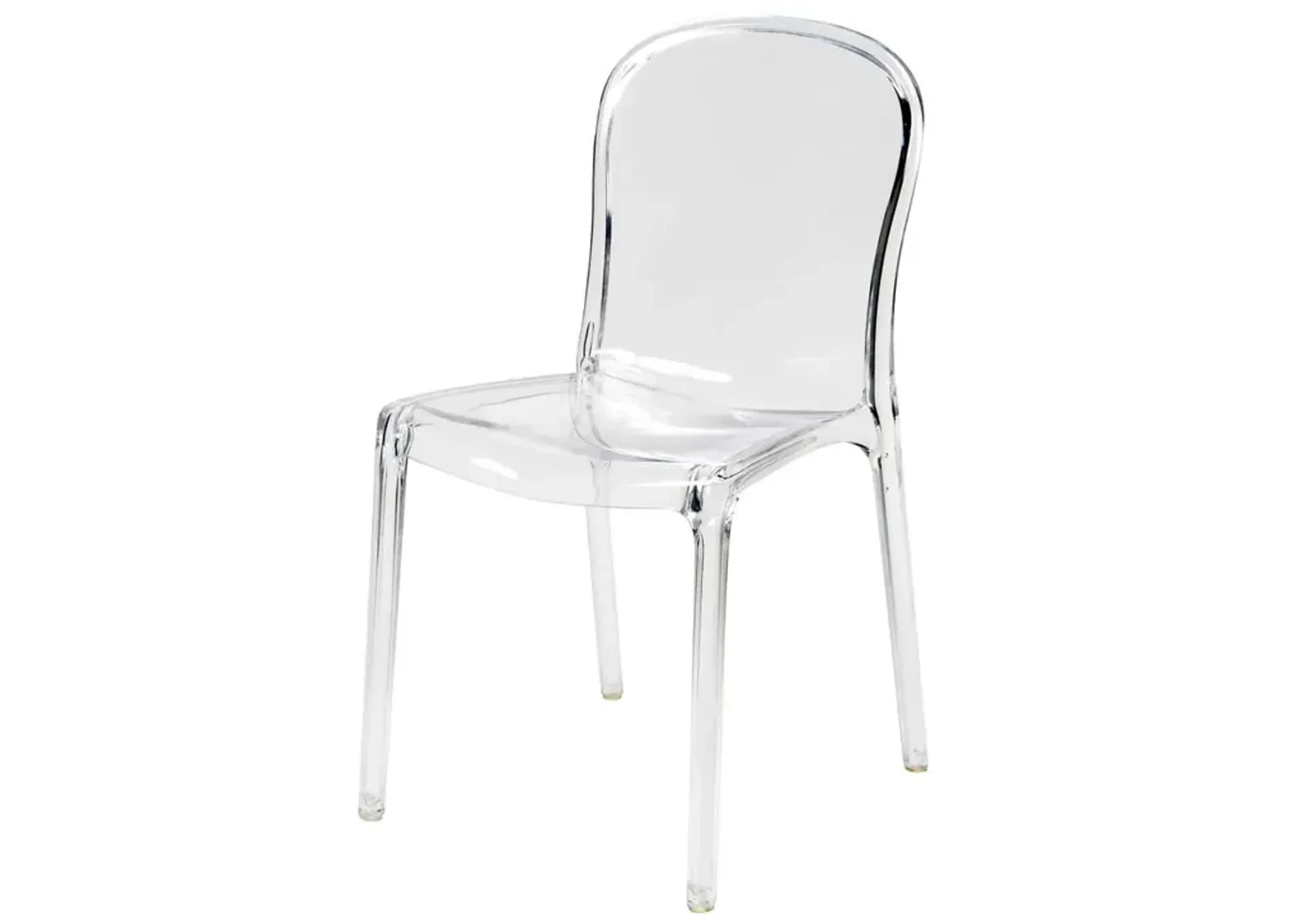 CSP Commerical Seating Products Clear Genoa Chairs