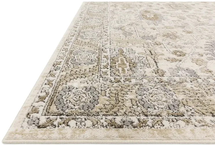 Teagan TEA03 Ivory/Sand 3'4" x 5'7" Rug