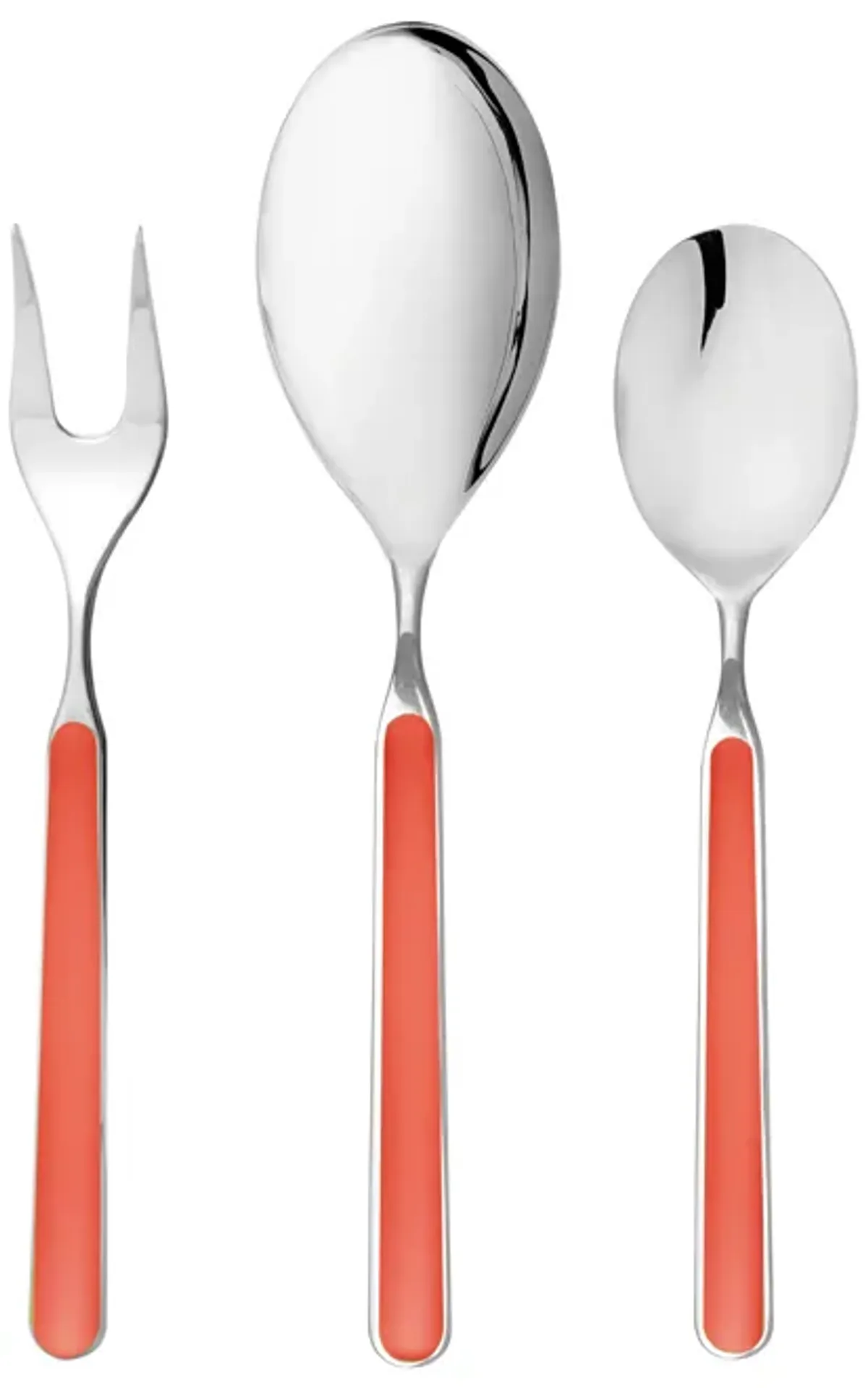 Fantasia 3-Piece Serving Set in New Coral