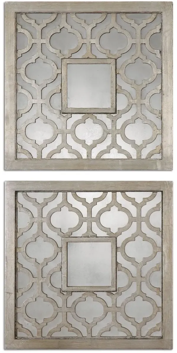 Uttermost Sorbolo Squares Decorative Mirror Set/2