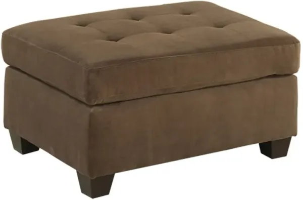 Cocktail Ottoman Waffle Suede Fabric Truffle W Tufted Seats Ottomans Hardwood