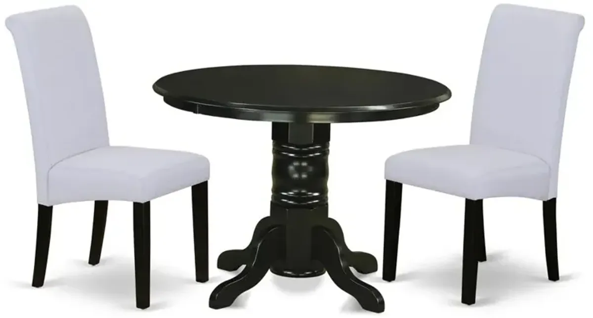 Dining Room Set Black, SHBA3-BLK-05