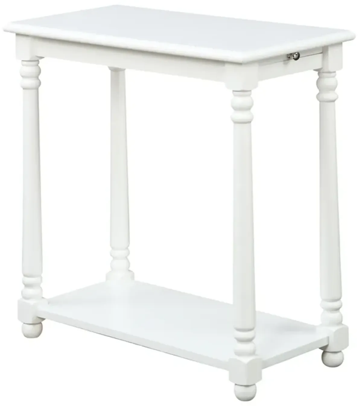 Convenience Concepts French Country Regent End Table, White