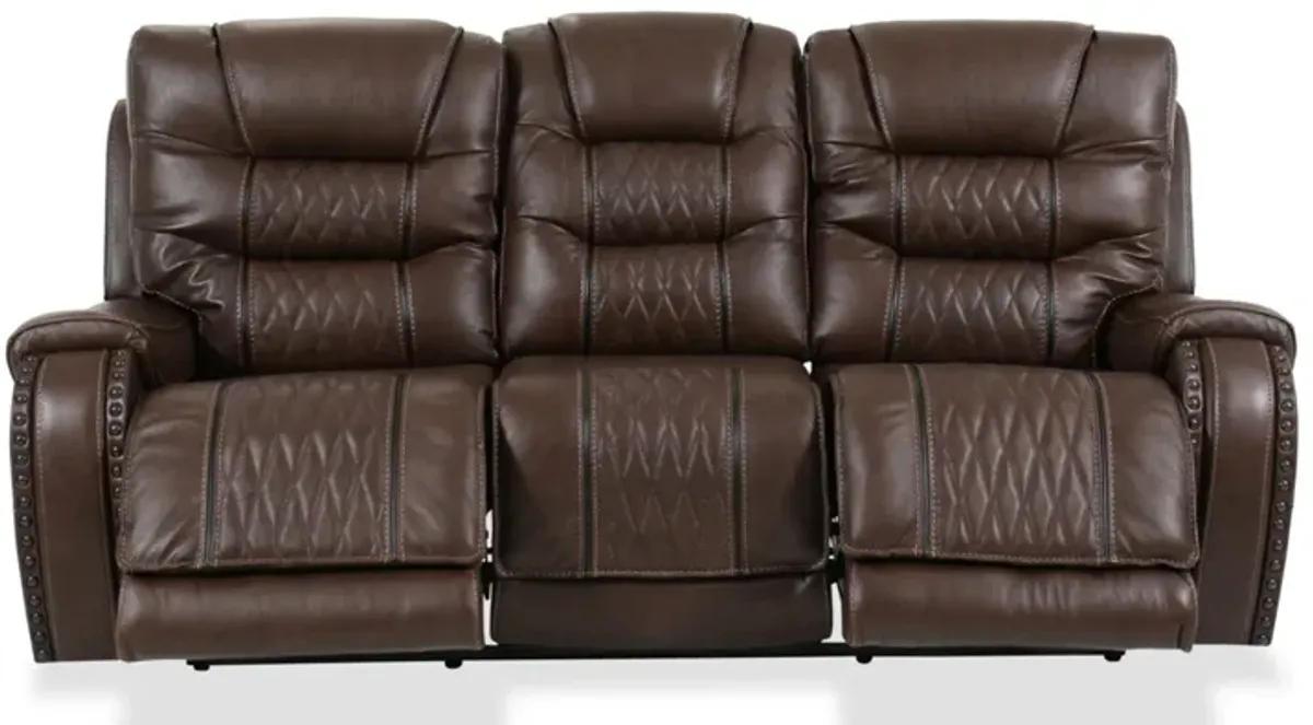 Yosemite Power Leather Reclining Sofa