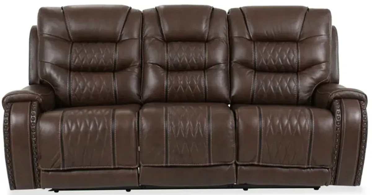 Yosemite Power Leather Reclining Sofa