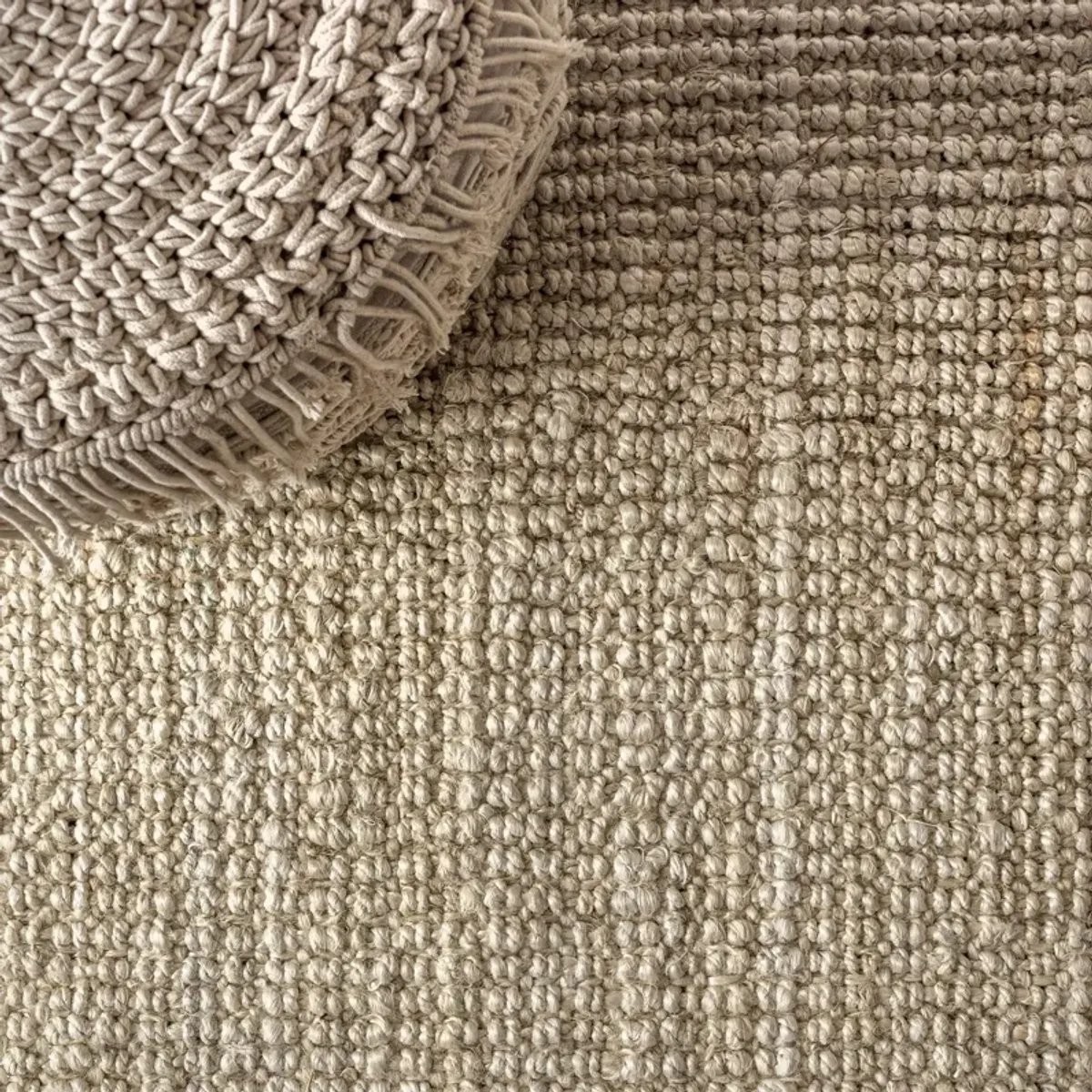 Hiro Hand Woven Chunky Jute Area Rug