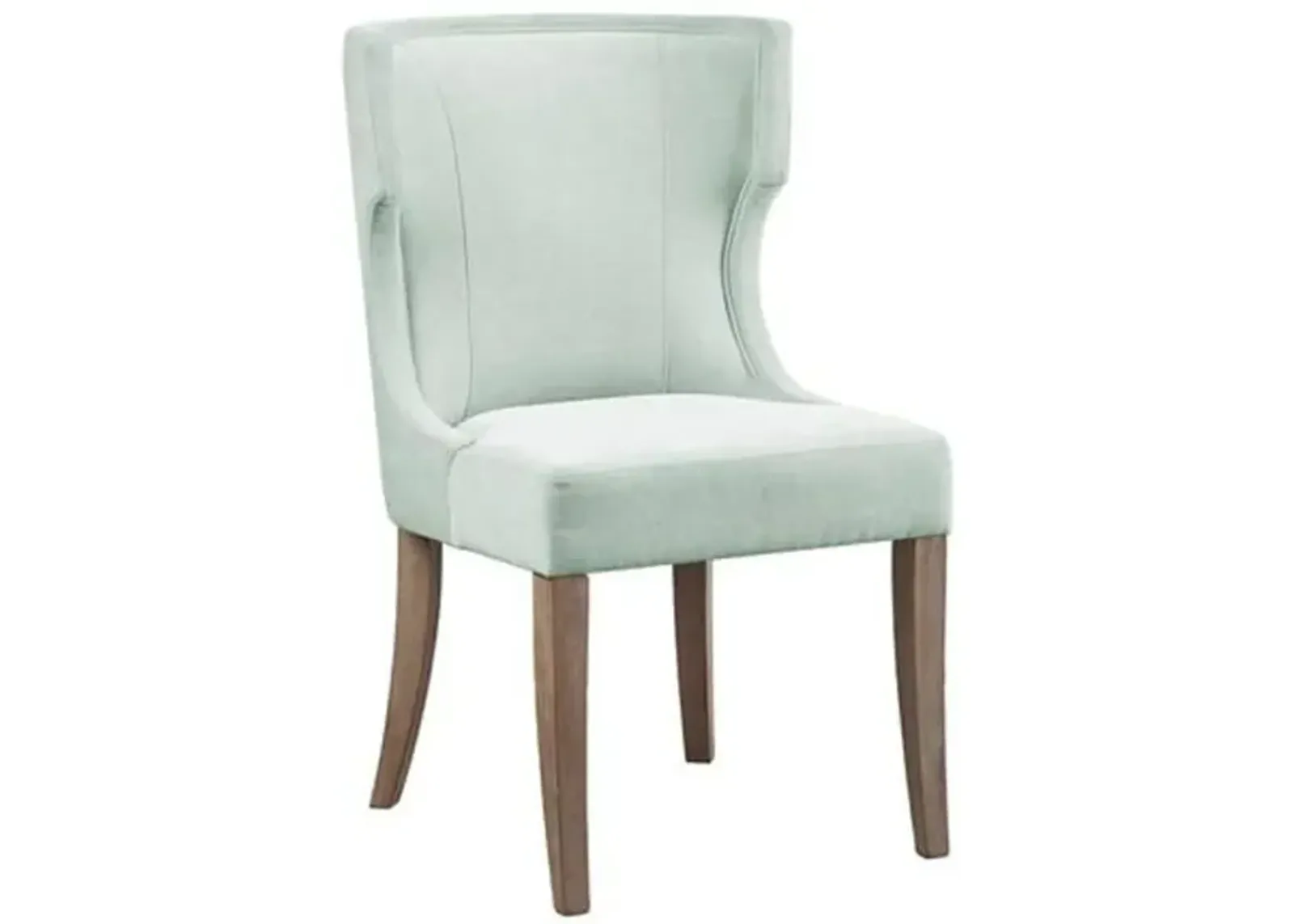 Belen Kox Green Wingback Dining Chair, Belen Kox