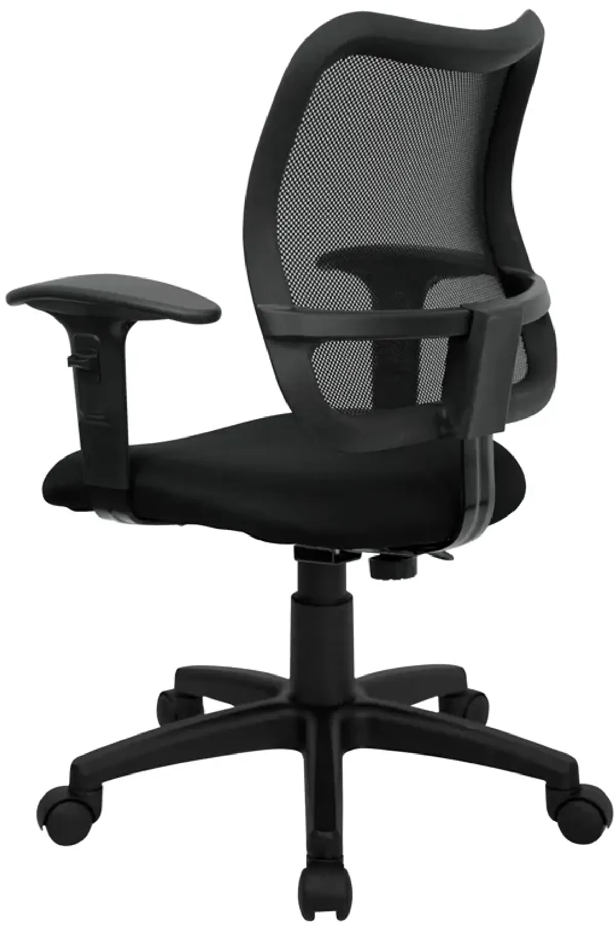 Alber Mid-Back Mesh Swivel Task Office Chair with Adjustable Arms