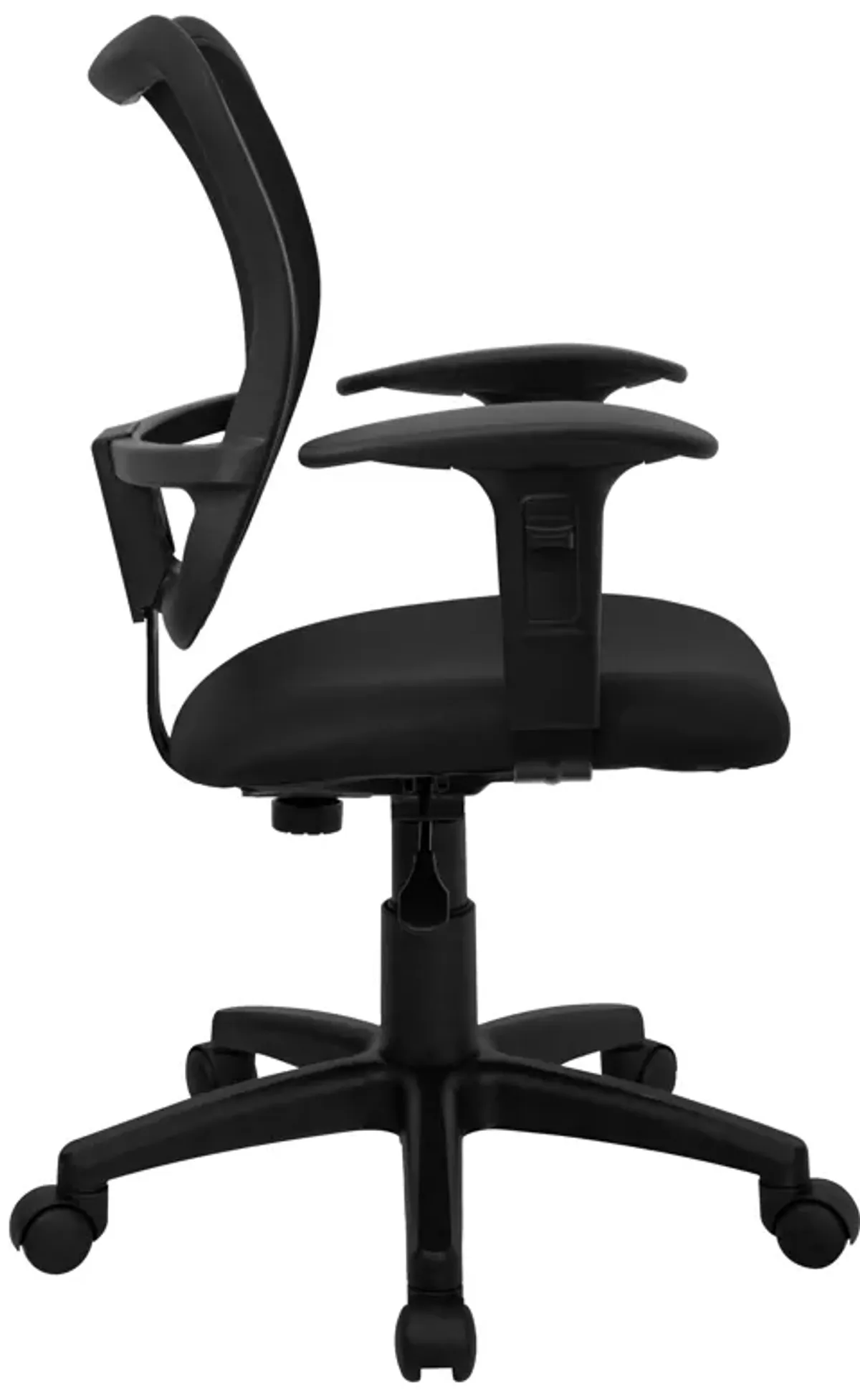 Alber Mid-Back Mesh Swivel Task Office Chair with Adjustable Arms