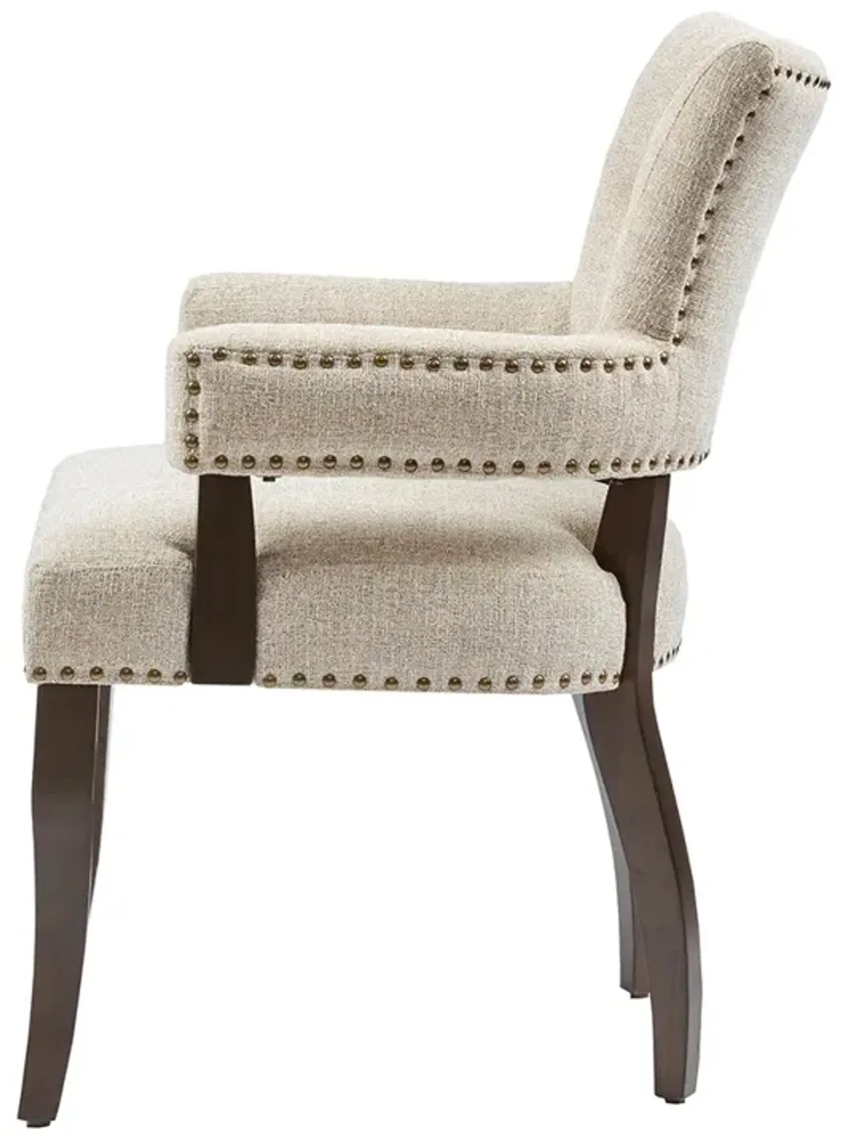 Gracie Mills Mikel Button-Tufted Dining Arm Chair Set