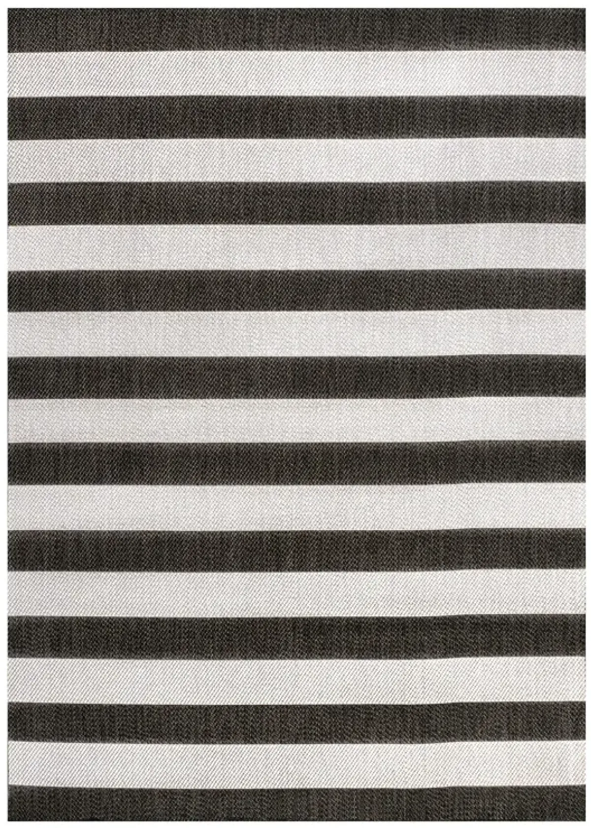 Negril Two Tone Wide Stripe Indoor/Outdoor Area Rug