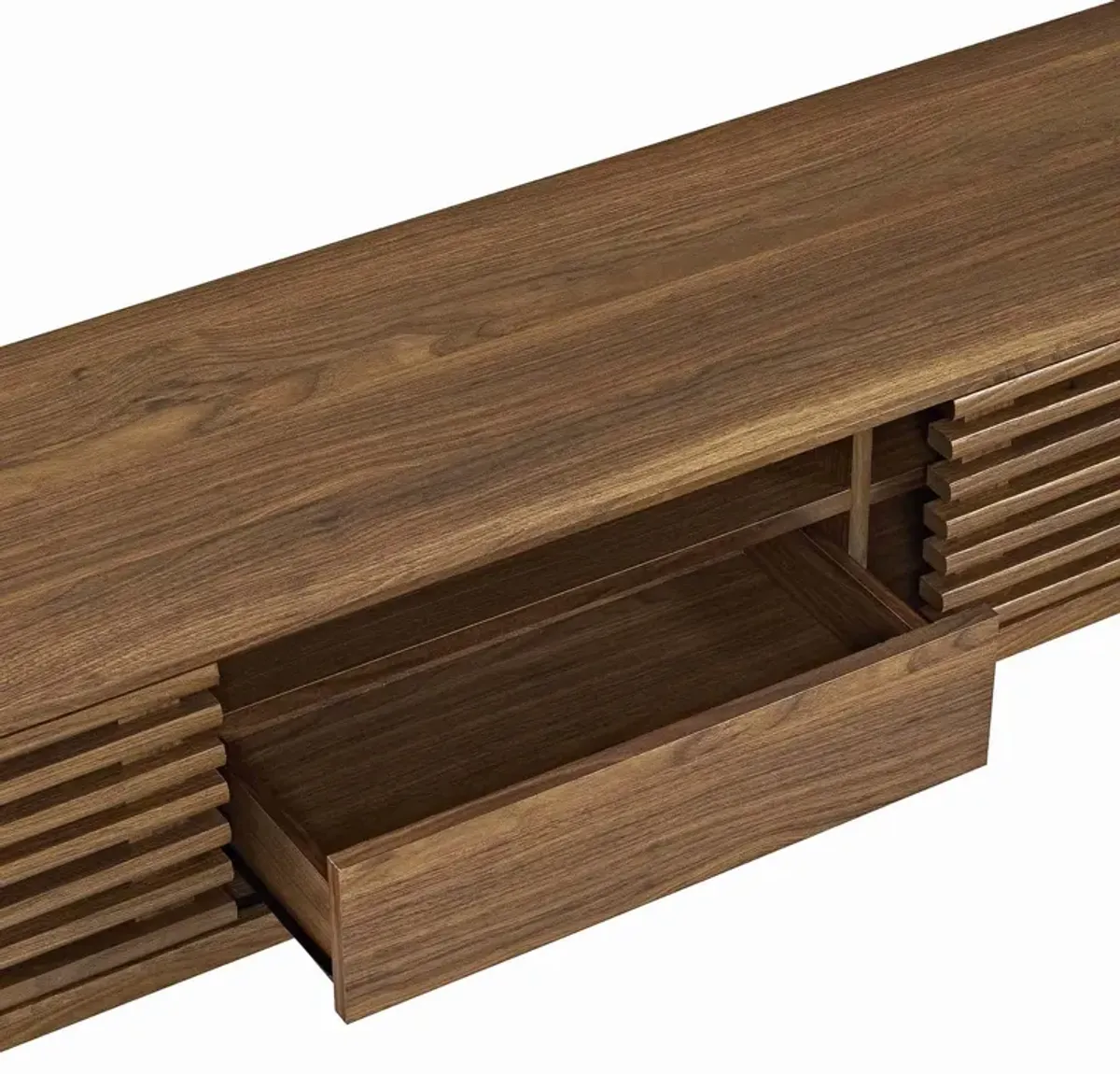 Render 59? TV Stand, Walnut-Benzara