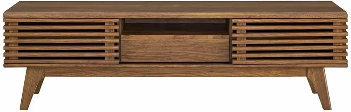 Render 59? TV Stand, Walnut-Benzara