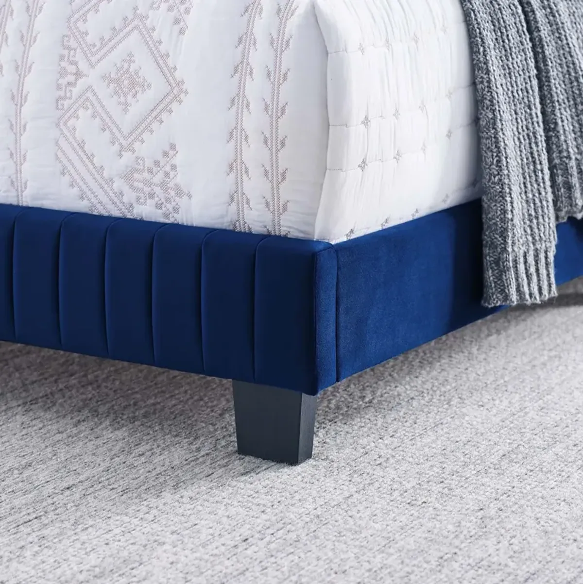 Modway - Celine Channel Tufted Performance Velvet Twin Bed