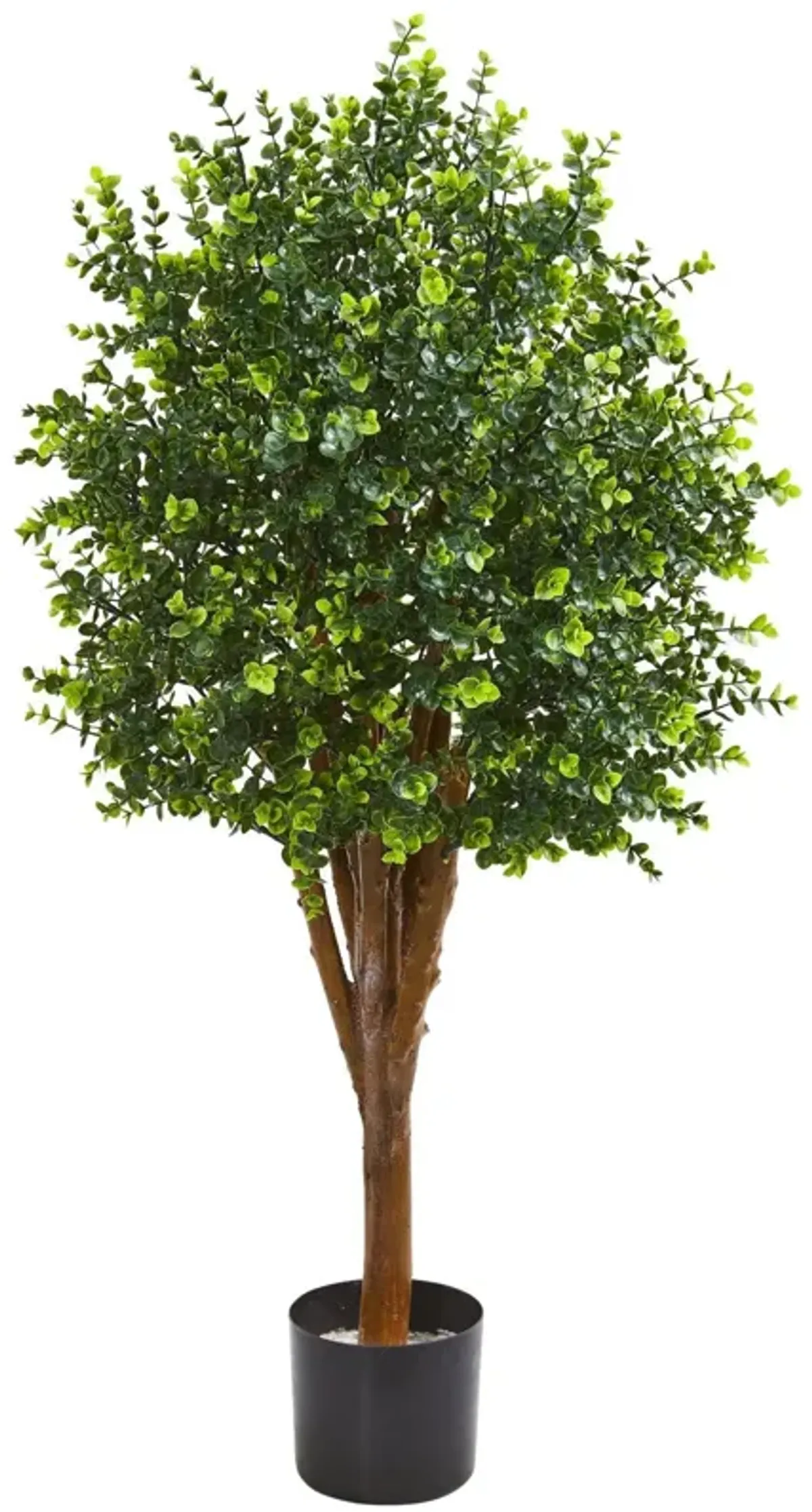 Nearly Natural 4-ft Eucalyptus Artificial Tree UV Resistant Indoor/Outdoor)