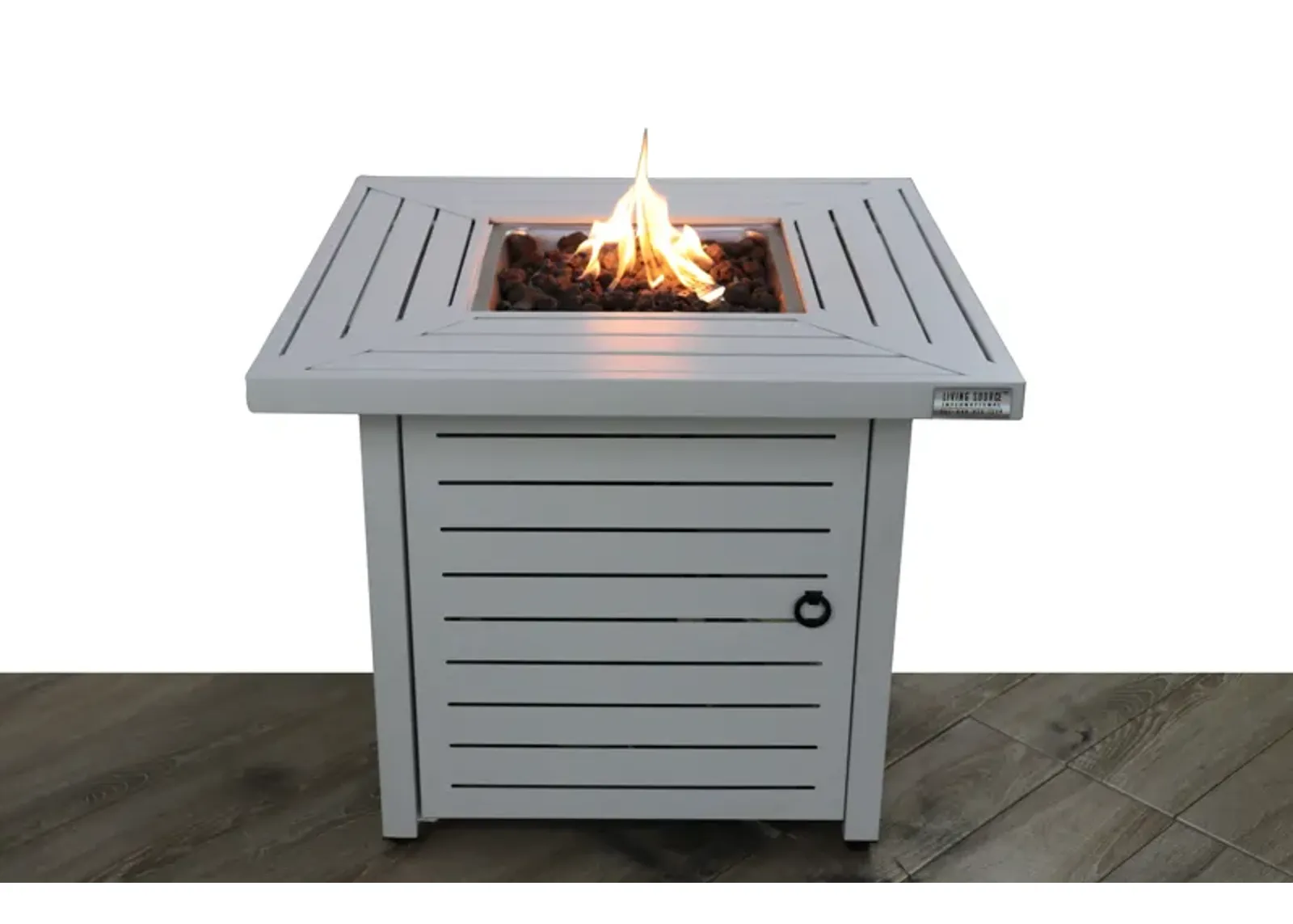 Living Source 12'' H x 34'' W Outdoor Fire Pit Table