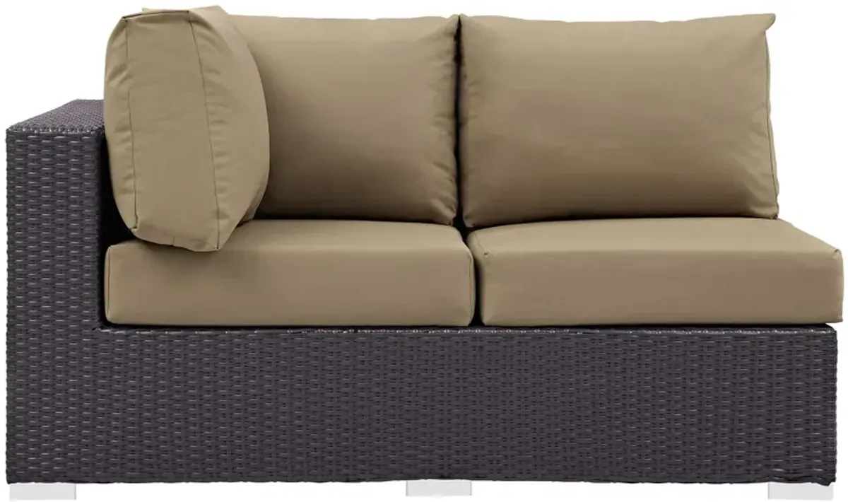 Modway - Convene Outdoor Patio Left Arm Loveseat