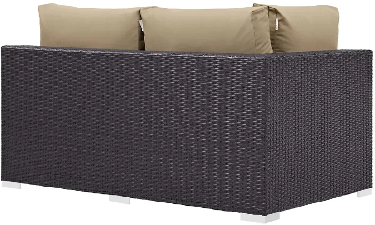 Modway - Convene Outdoor Patio Left Arm Loveseat