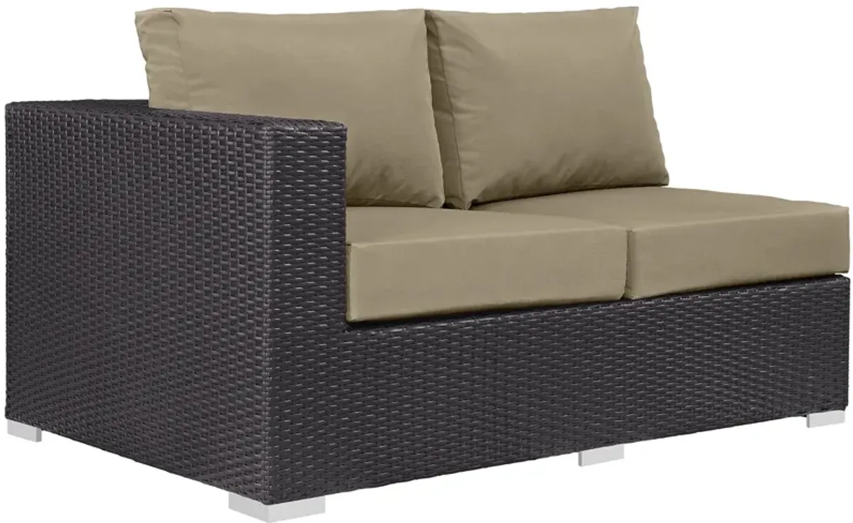 Modway - Convene Outdoor Patio Left Arm Loveseat